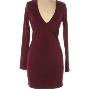Maroon Tobi cocktail dress